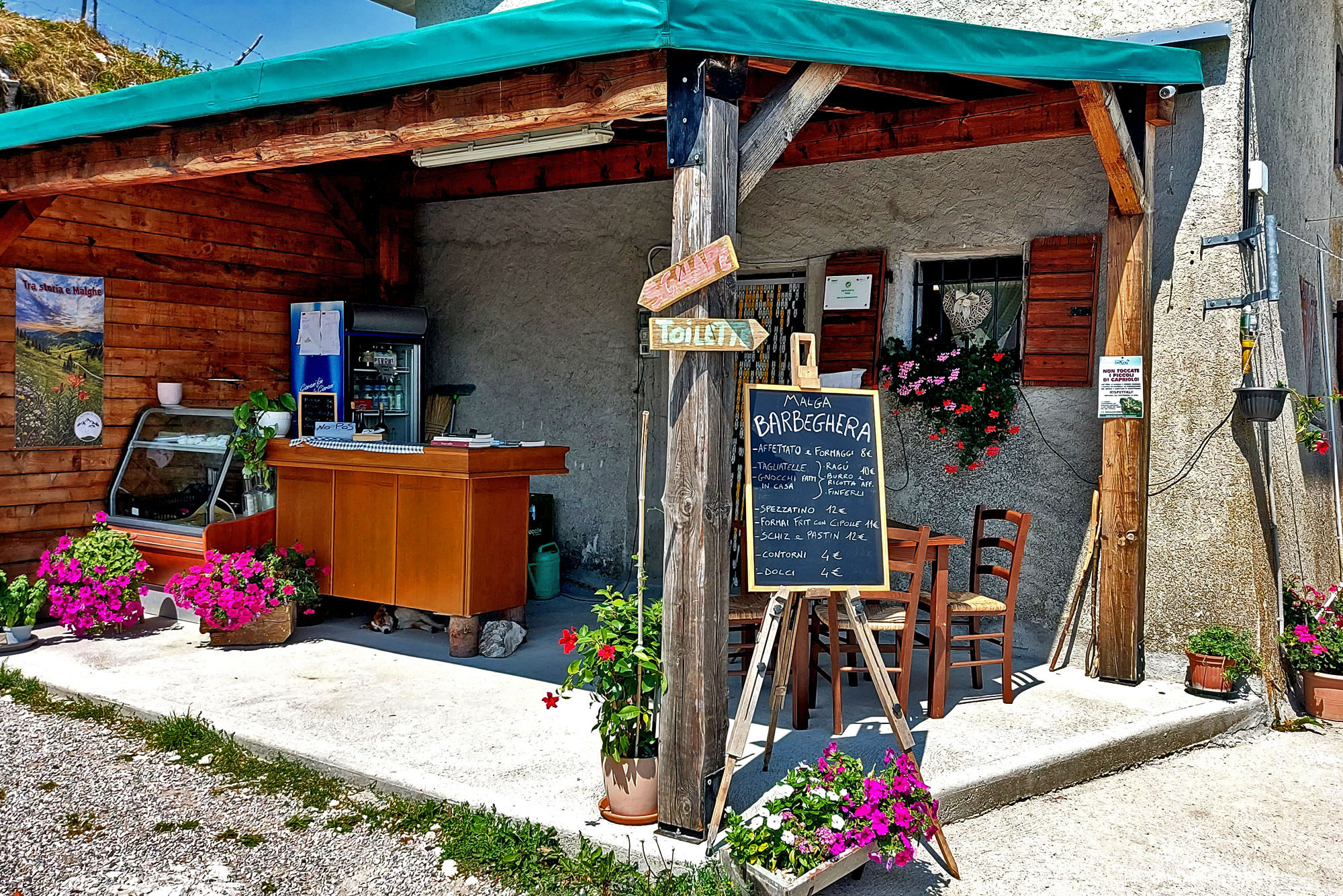 trekking on Mount Grappa and the Treviso Prealps with dinner at Malga Barbeghera (BL)